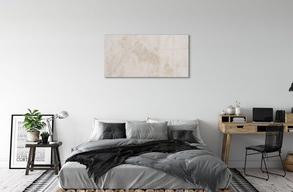 Quadro vetro Struttura in pietra e cemento 100x50 cm 2 appendini