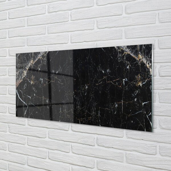 Quadro di vetro Parete in pietra e marmo 100x50 cm 2 appendini