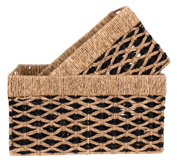 Set di cestini in seagrass 2 pz 25x40x21 cm Salar - House Nordic