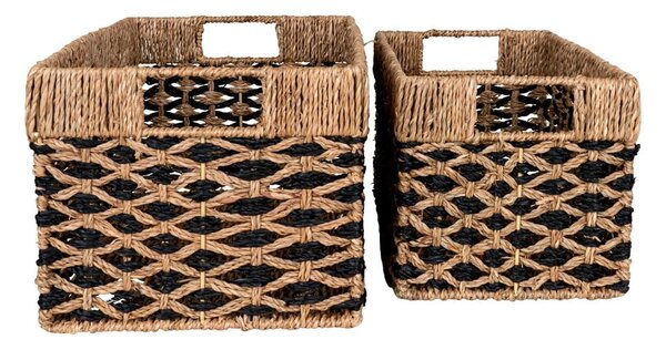 Set di cestini in seagrass 2 pz 25x40x21 cm Salar - House Nordic