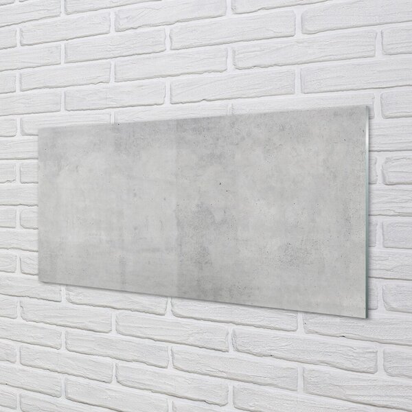 Quadro in vetro Parete in pietra e cemento 100x50 cm 2 appendini