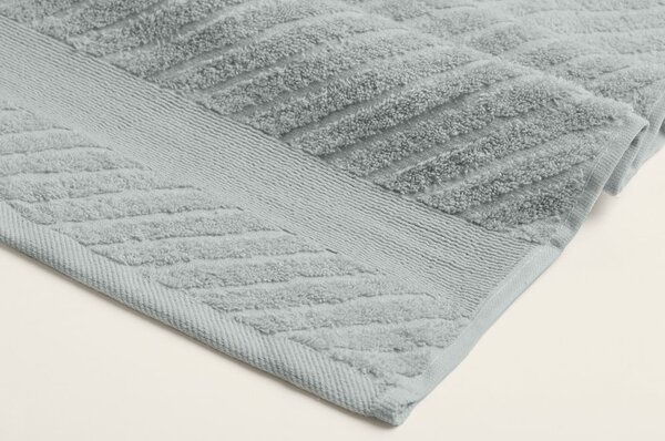 Asciugamani e teli da bagno in cotone azzurro in set di 2 pezzi - Foutastic