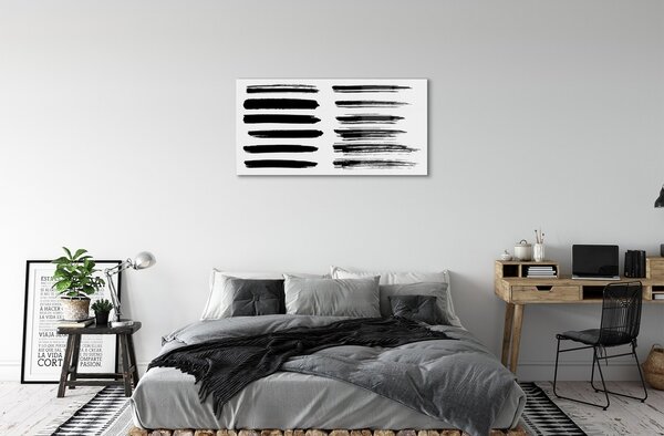 Quadro in vetro Pennellate 100x50 cm 2 appendini