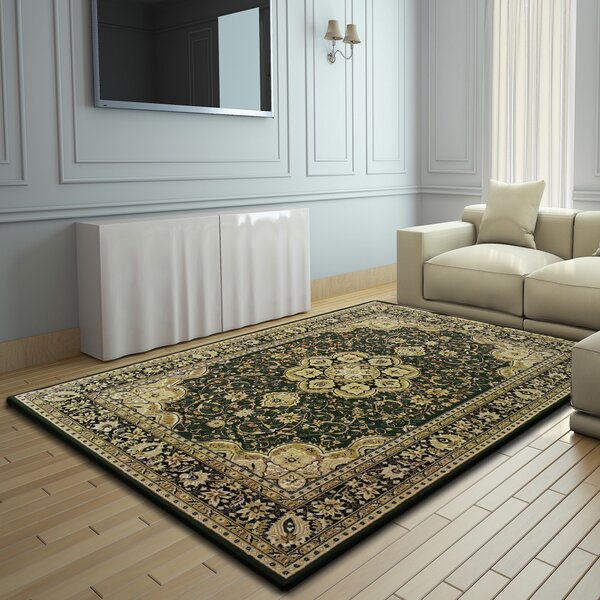 Lussuoso tappeto verde Larghezza: 160 cm | Lunghezza: 220 cm