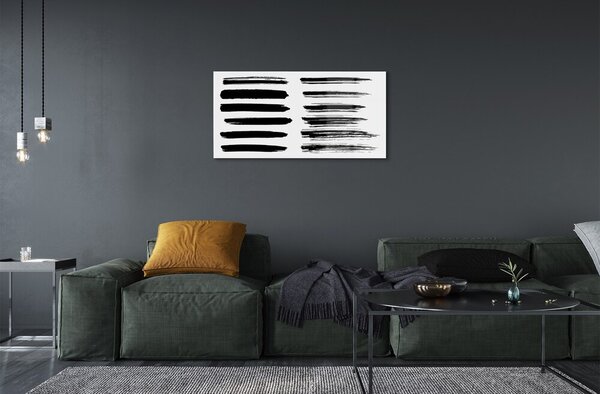 Quadro in vetro Pennellate 100x50 cm 2 appendini