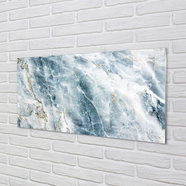 Quadro su vetro Parete in pietra e marmo 100x50 cm 2 appendini