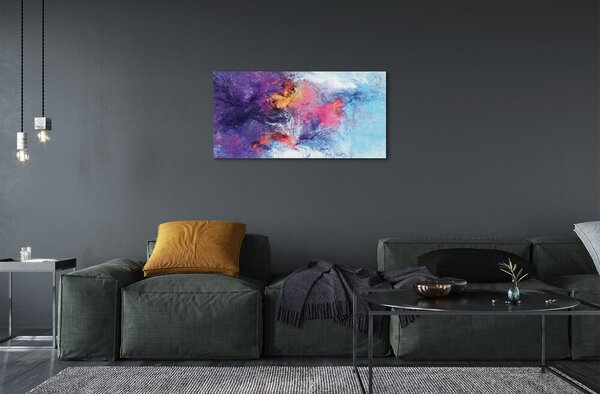Quadro su vetro Immagine a colori di un mosaico 100x50 cm 2 appendini