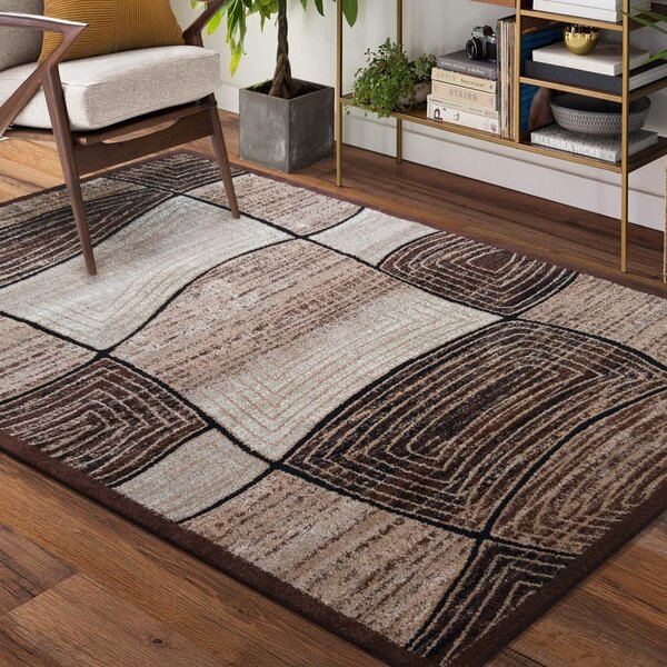 Tappeto esclusivo marrone con motivo astratto Larghezza: 120 cm | Lunghezza: 170 cm