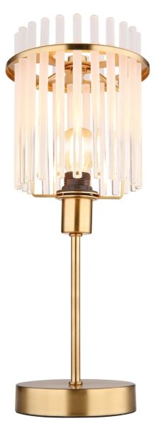 Globo 15698TM - Lampada da tavolo GORLEY 1xE14/40W/230V diametro 15 cm oro
