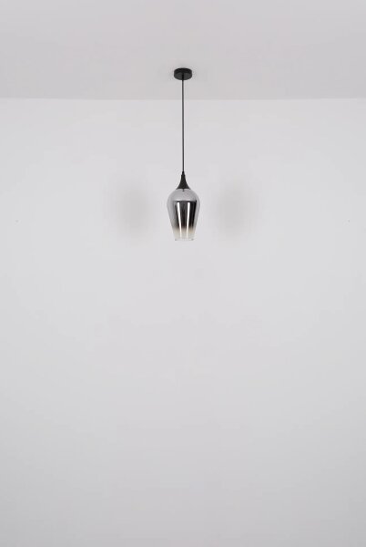 Globo 15552H3 - Lampadario a sospensione con filo LAVUS 1xE27/60W/230V diametro 18 cm nero