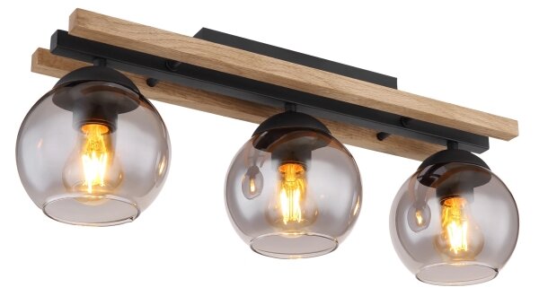 Globo 15569-3DW - Lampadario a plafone CONNI 3xE27/25W/230V