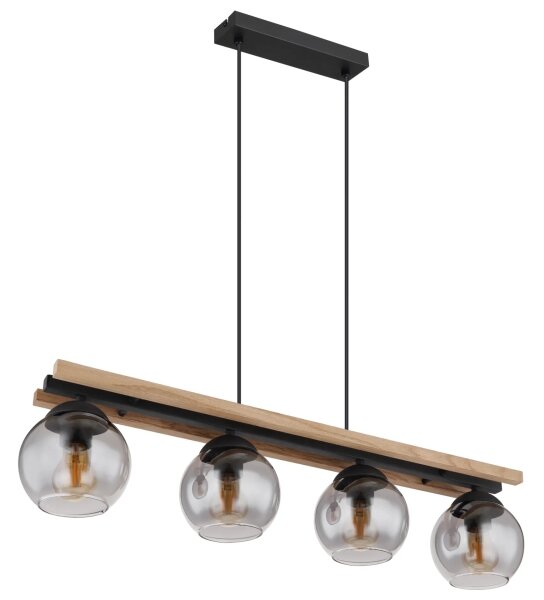 Globo 15569-4HW - Lampadario a sospensione con filo CONNI 4xE27/25W/230V