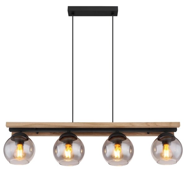 Globo 15569-4HW - Lampadario a sospensione con filo CONNI 4xE27/25W/230V
