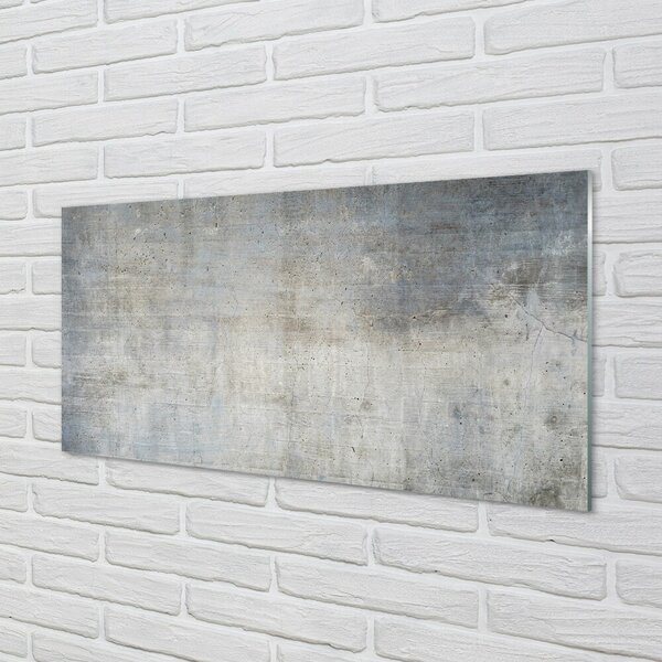Quadro in vetro Muro di pietra 100x50 cm 2 appendini