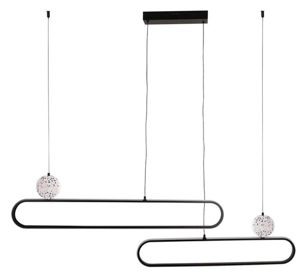 Sospensione LED su cavo FLORENTYNA LED/48W/230V 4000K nero/bianco