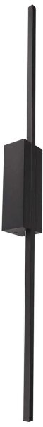 Applique LED AISHA LED/12W/230V 4000K 80 cm nera