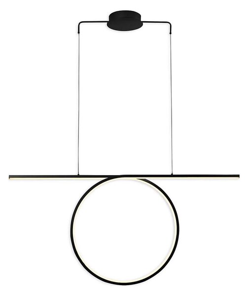 Lampadario LED sospeso su cavo ODETTA LED/42W/230V 4000K nero