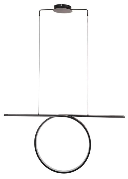 Lampadario LED sospeso su cavo ODETTA LED/42W/230V 4000K nero