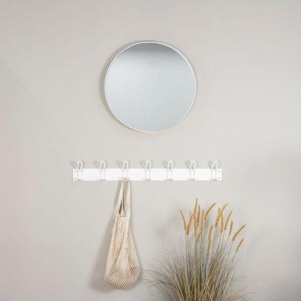 Attaccapanni da parete bianco in metallo 100 cm Miles – Spinder Design
