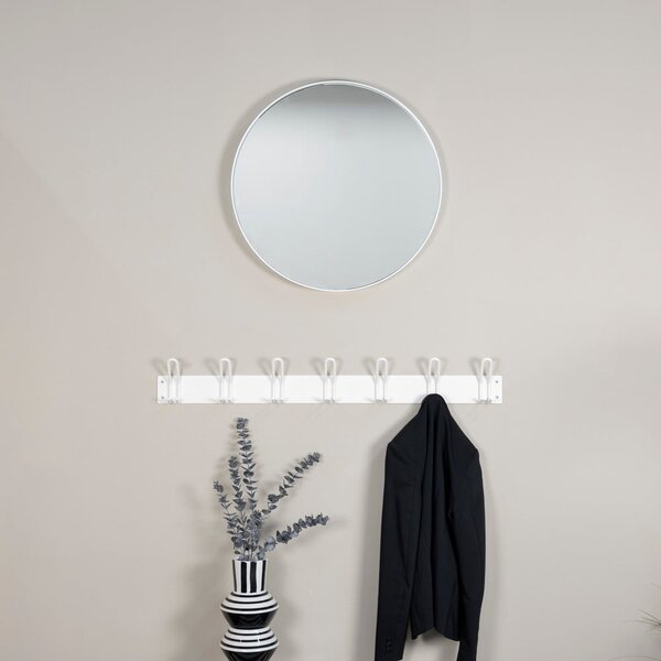 Attaccapanni da parete bianco in metallo 100 cm Miles – Spinder Design