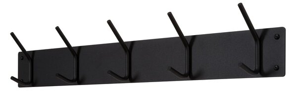 Attaccapanni da parete nero in metallo 70 cm Fusion – Spinder Design