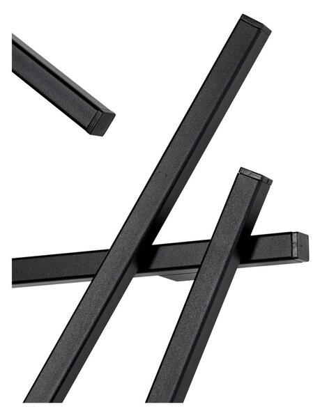Attaccapanni da parete nero in metallo 79 cm Matches – Spinder Design