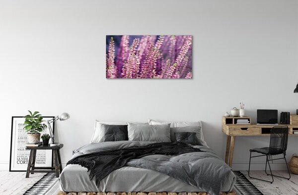 Quadro in vetro I fiori 100x50 cm 2 appendini