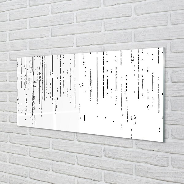 Quadro vetro Pois e strisce 100x50 cm 2 appendini