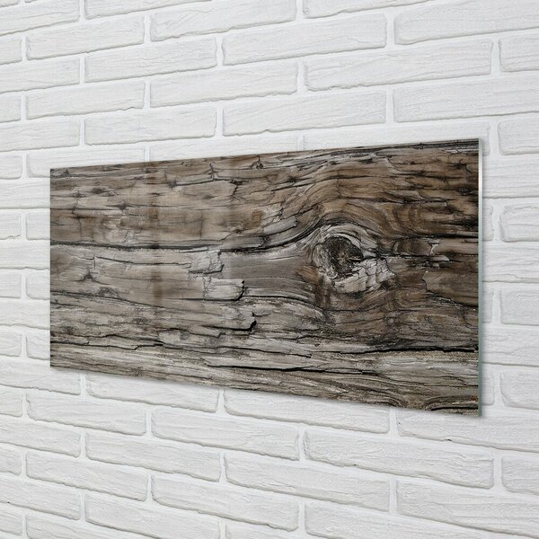 Quadro vetro Anelli con nodi di legno 100x50 cm 2 appendini