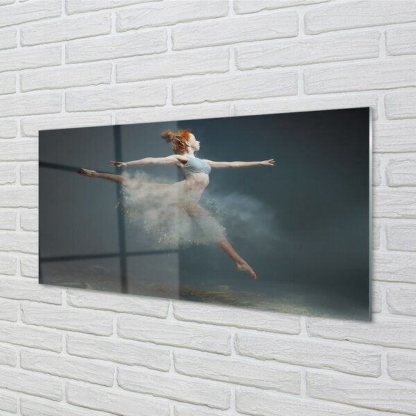 Quadro vetro Fumo di ballerina 100x50 cm 2 appendini