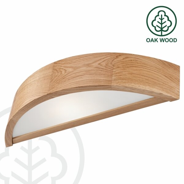 Applique OAK 1xE27/60W/230V quercia