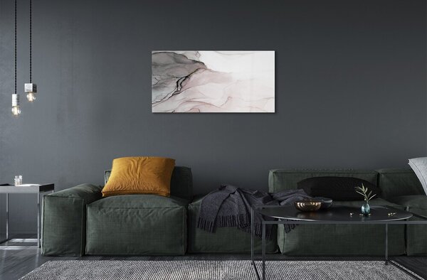Quadro vetro Macchie astratte di pietra 100x50 cm 2 appendini