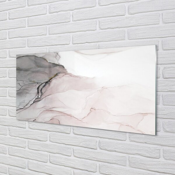 Quadro vetro Macchie astratte di pietra 100x50 cm 2 appendini