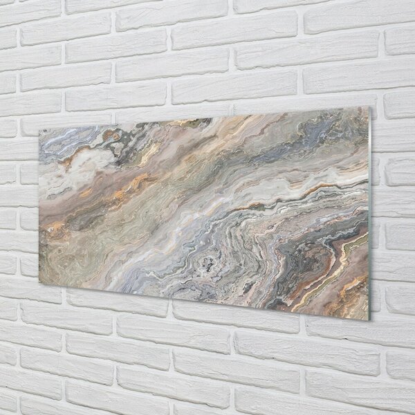 Quadro su vetro Struttura in pietra onice 100x50 cm 2 appendini