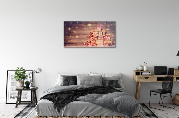 Quadro su vetro Regali del consiglio di amministrazione 100x50 cm 2 appendini