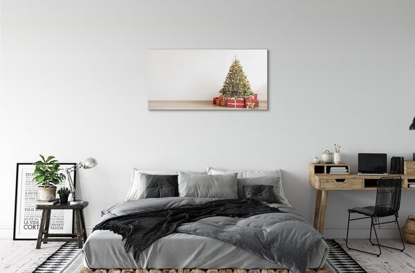 Quadro vetro Decorazioni per l'albero di natale 100x50 cm 2 appendini