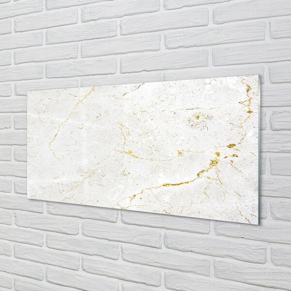 Quadro su vetro Parete in pietra e marmo 100x50 cm 2 appendini