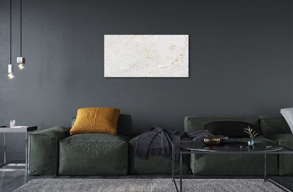 Quadro su vetro Parete in pietra e marmo 100x50 cm 2 appendini