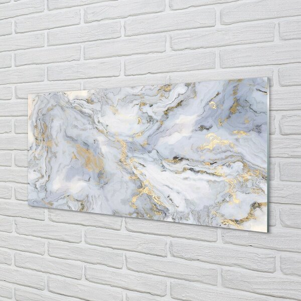 Quadro in vetro Parete in pietra e marmo 100x50 cm 2 appendini