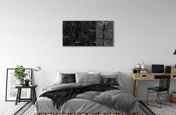 Quadro vetro Parete in pietra e marmo 100x50 cm 2 appendini