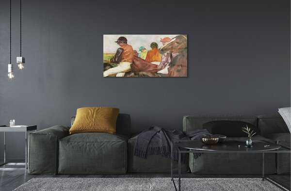 Quadro di vetro Fantini - edgar degas 100x50 cm 2 appendini