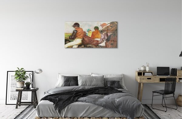 Quadro di vetro Fantini - edgar degas 100x50 cm 2 appendini