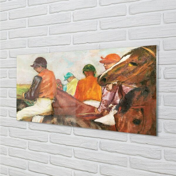 Quadro di vetro Fantini - edgar degas 100x50 cm 2 appendini