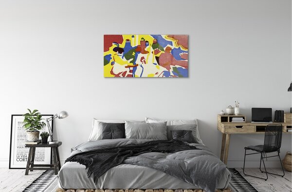 Quadro in vetro Orientale (orientalisches) - wassily kandinsky 100x50 cm 2 appendini
