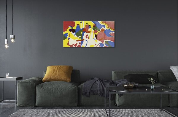 Quadro in vetro Orientale (orientalisches) - wassily kandinsky 100x50 cm 2 appendini