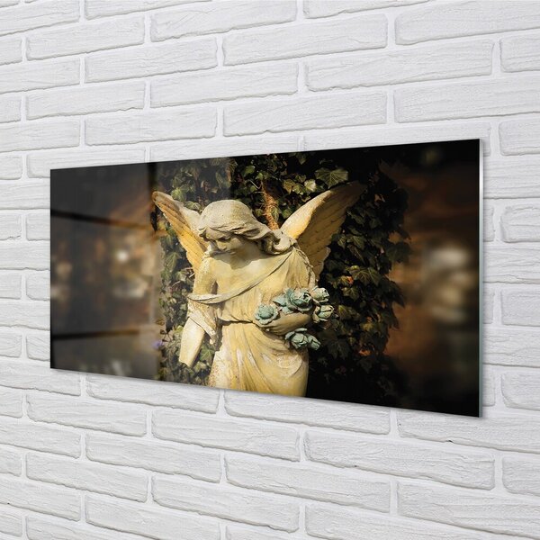Quadro su vetro Angelo 100x50 cm 2 appendini