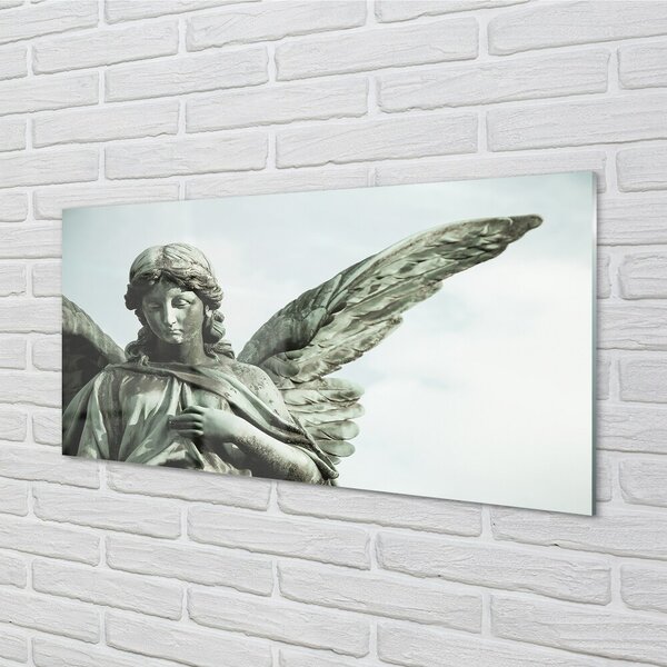 Quadro in vetro Angelo 100x50 cm 2 appendini