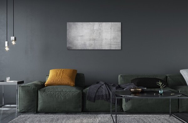 Quadro in vetro Muro di pietra 100x50 cm 2 appendini