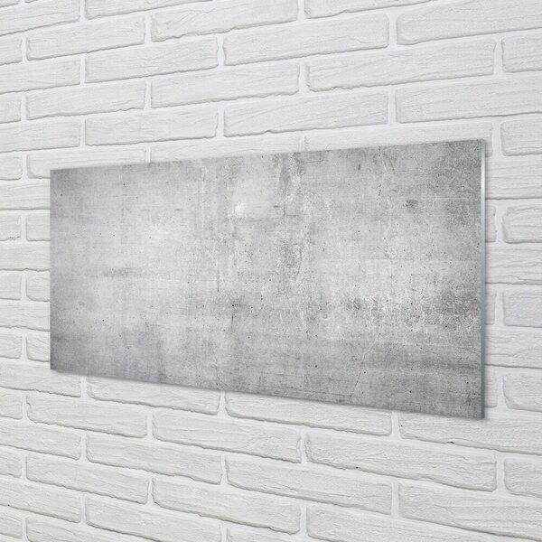 Quadro in vetro Muro di pietra 100x50 cm 2 appendini
