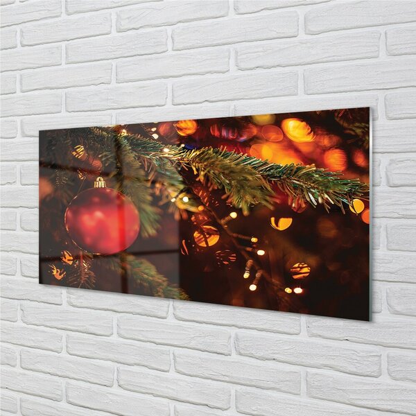 Quadro in vetro Bomba 100x50 cm 2 appendini